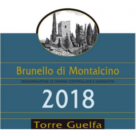 Italien, italiensk rødvin, Brunello di Montalcino DOCG, Torre Guelfa